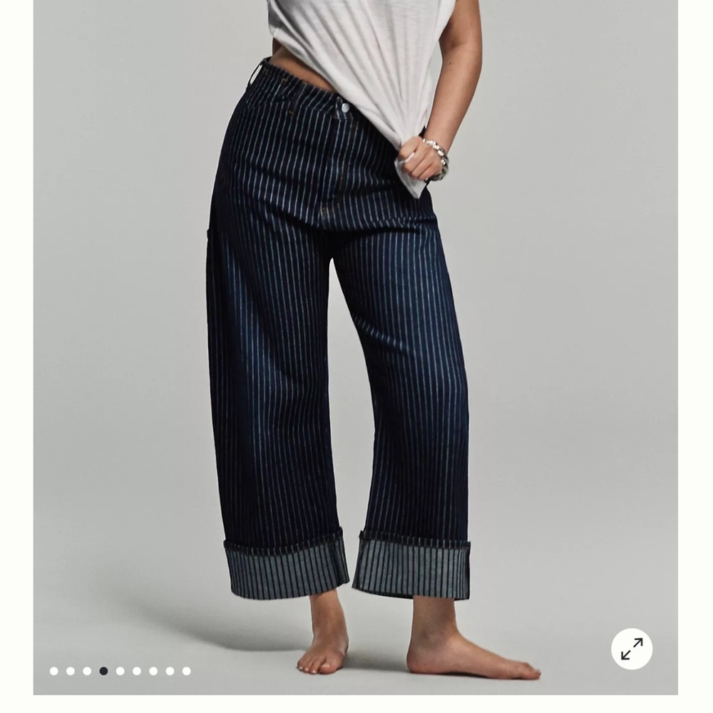 Pilcro High Rise Barrel Jeans